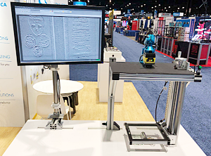 Station 1 Appearance inspection for glossy, three-dimensional workpieces