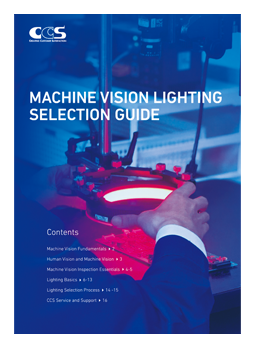 MACHINE VISION LIGHTING SELECTION GUIDE