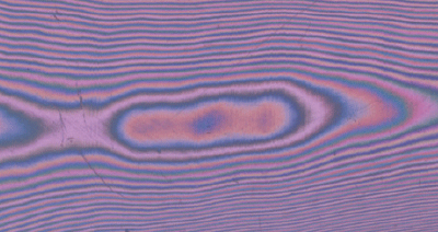 RGB light for interference fringe inspection Imaging Example