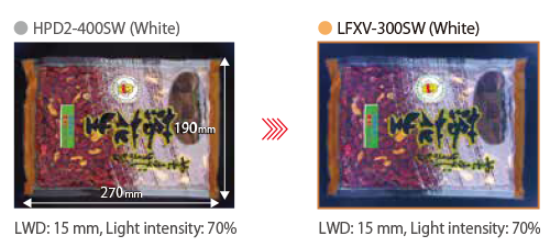 left:HPD2-400SW (White) / right:LFXV-300SW (White)