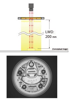 At LWD of 200 mm, the bumps and pull tab are emphasized.