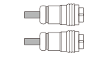 12-pin metal connector