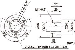 ight Guide Adapter (AD-PFBR-600-01)