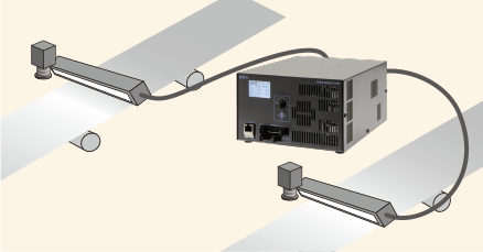 Use individually Individually control lights for each inspection line