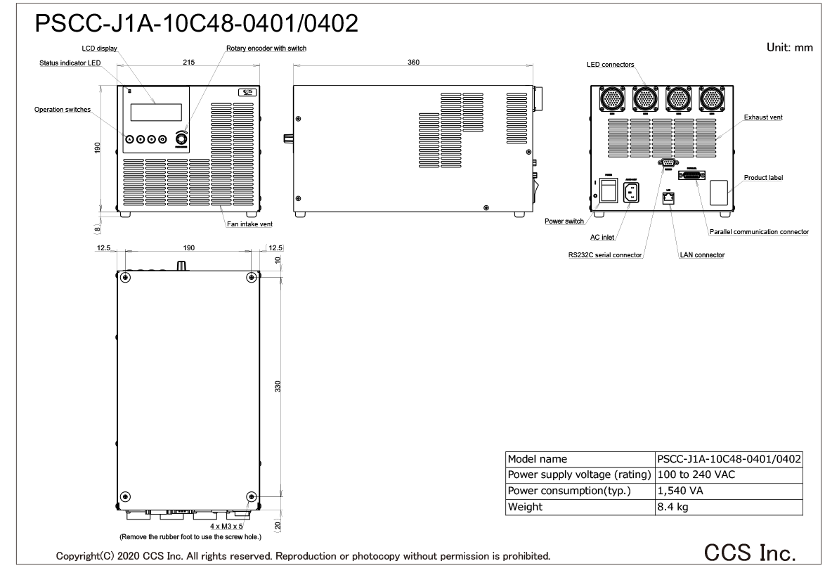 PSCC-J1A-10C48--0401_0402Dimensions