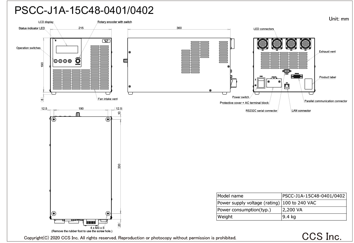 PSCC-J1A-15C48--0401_0402Dimensions