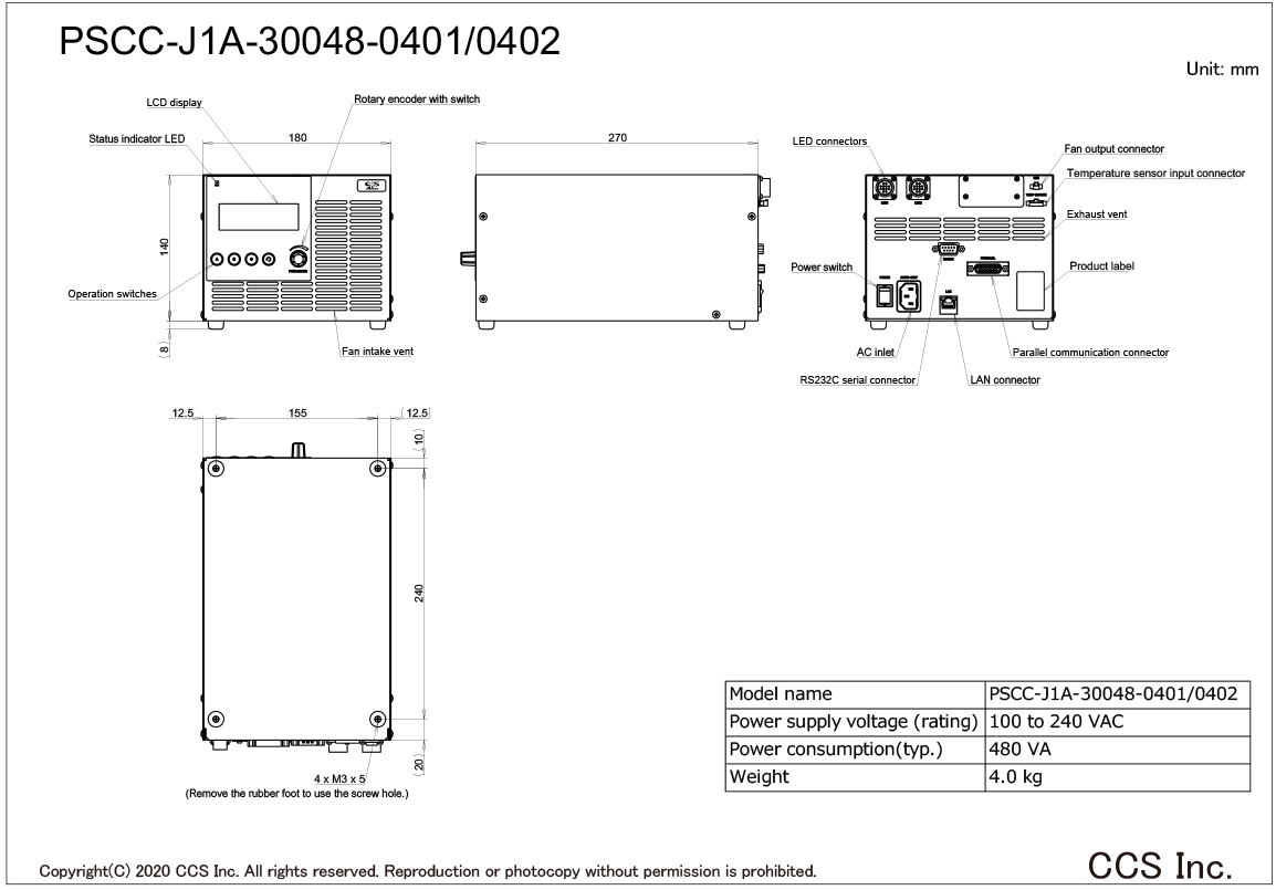 PSCC-J1A-30048--0401_0402Dimensions