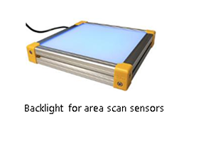 Backlight for area scan sensors