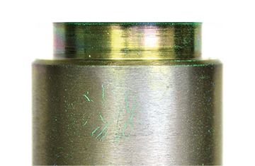 Examples of Visual Inspection Using Magnetic Particle Testing