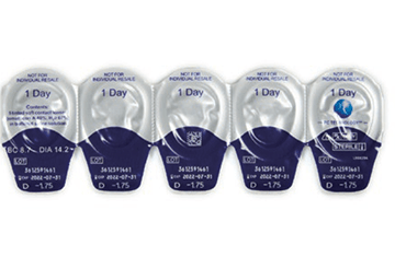 Imaging the appearance of contact lens packages