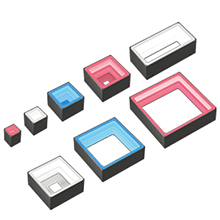 Low-angle square light FPQ3 Series