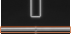 Polarized Pupil Division Unit Images: The step can be clearly observed, but the edge is blurred