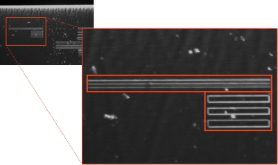 Imaging Example: Sapphire substrate (30 nm laser grooving) Minute height differences are clearly captured