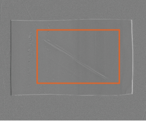 LFXV-DV Series segmented flat dome lights Emphasized uneven image: After Image Processing