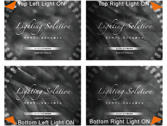 Imaged by illumination from 4 directions