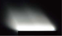 Oblique illumination from the left